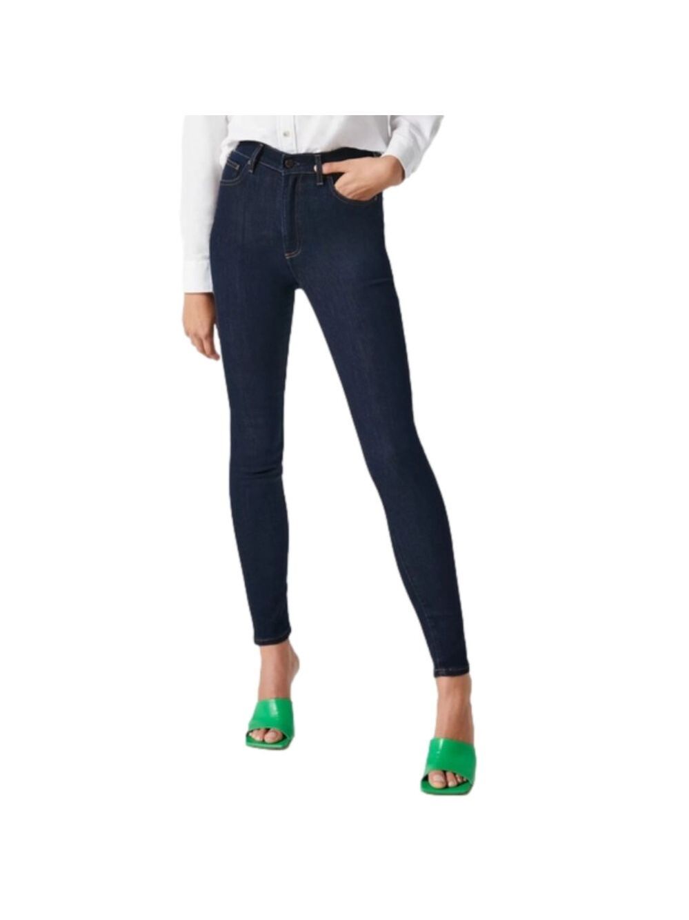 Aritzia Denim Forum The Lola High Rise Skinny 30L Size 26